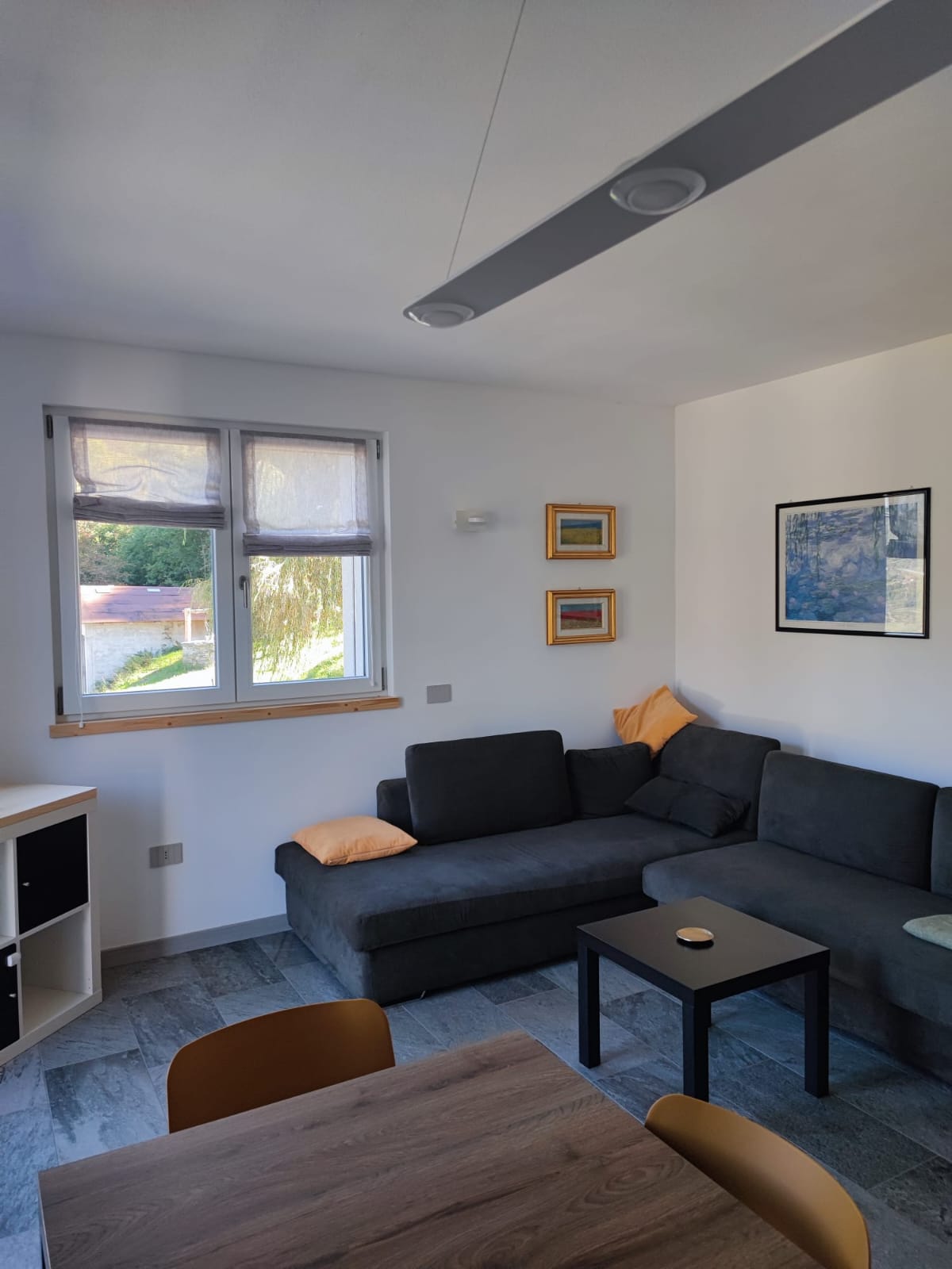 Zona living di Cà del Poz, vista 3